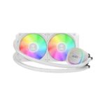 Gamdias Aura GL240 V2 WH ARGB CPU Liquid Cooler (White) - Image 4