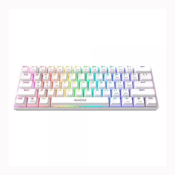 Gamdias Hermes E3 Blue Switches Mechanical Gaming Keyboard (White)