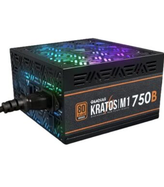 Gamdias Kratos M1 750B RGB 750 Watt 80 Plus Bronze SMPS