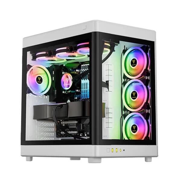 Gamdias Neso P1 W (ATX) Full Tower Cabinet (White And Black)