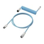 HyperX USB-C Coiled Cable Light Blue-White - Image 3