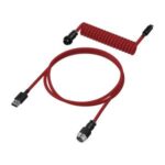 HyperX USB-C Coiled Cable Red-Black - Image 3