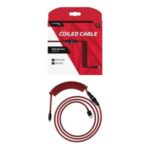 HyperX USB-C Coiled Cable Red-Black - Image 2