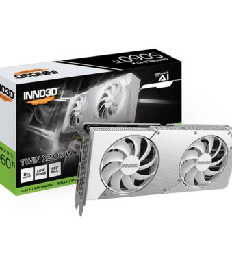 INNO3D GeForce RTX 5060 Ti 8GB TWIN X2 OC WHITE Graphics Card