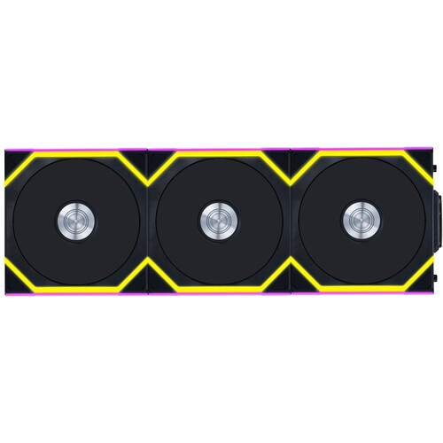 Lian Li 120mm UNI FAN SL Wireless ARGB Reverse Blade Case Fan (Black, 3-Pack)