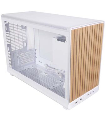 Lian Li A3 mATX Mini-Tower Case with Front Wood Panel (White)