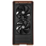 Lian Li LANCOOL 217 Genuine Walnut Wood Mid-Tower ATX PC Case (Black) - Image 2