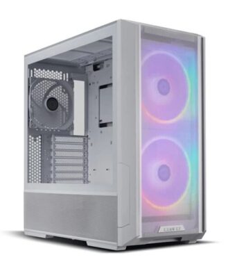 Lian Li Lancool 216 RGB (E-ATX) Mid Tower Cabinet With Tempered Glass Side Panel (White)