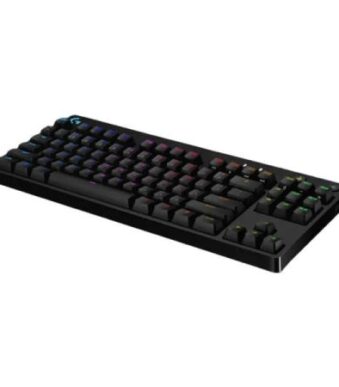 Logitech G Pro Gaming Keyboard GX Blue Clicky Switches (Black)