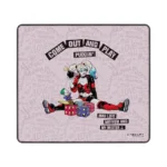 Cybeart | Harley Quinn Gaming Mouse Pad (Large - 450x400x4mm) | Waterproof, Never Slip Base, Stitched Edges, Esports Grade