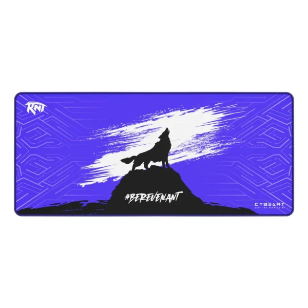 Cybeart | Revenant Esports Gaming Desk Mat (XXL - 900x400x4mm) | Waterproof, Never Slip Base, Stitched Edges, Esports Grade