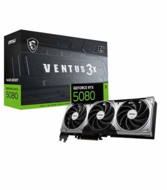 MSI GeForce RTX 5080 Ventus 3X 16GB GDDR7 Graphics Card