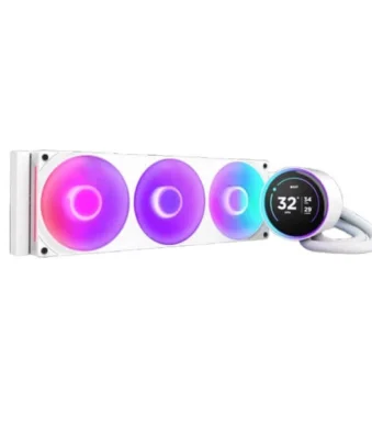 NZXT Kraken Elite 360 RGB CPU Liquid Cooler with IPS LCD (White)