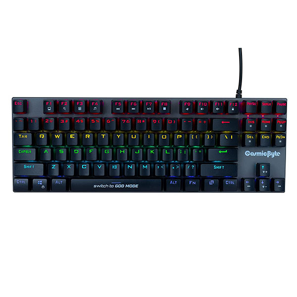 Cosmic Byte CB-GK-26 Pandora TKL RGB Wired Outemu Red Switches Mechanical Keyboard