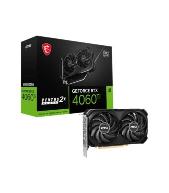 Msi Geforce Rtx 4060 Ti Ventus 2x Black 8gb Oc Graphics Card