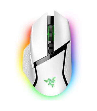 Razer Basilisk V3 Pro Customizable Wireless Gaming Mouse, White