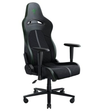Razer Enki X Essential Gaming Chair for All-Day Comfort, Black & Green