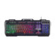 Cosmic Byte CB-GK-05 Titan Wired Gaming Keyboard with Aluminum Body, Rainbow Backlit Keycaps, Braided Cable