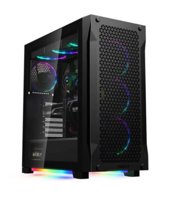 Gamdias Athena P1 ARGB (ATX) Mid Tower Cabinet (Black)
