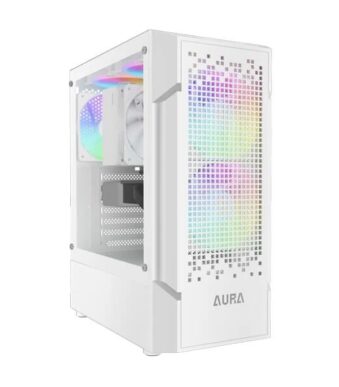 Gamdias Aura GC7 WH ARGB (ATX) Mid Tower Cabinet (White)
