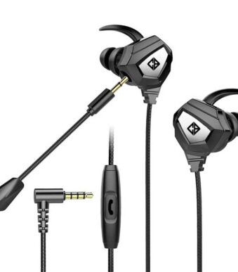 Cosmic Byte CB-EP-08 Gaming Wired in Ear Earphone with Detachable Microphone (Black)