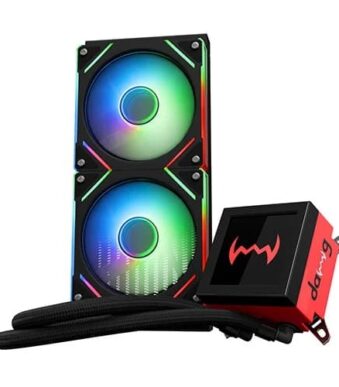 daWg L240 AIO ARGB 240mm CPU Liquid Cooler (Black)