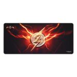 Cybeart | The Flash Gaming Desk Mat (XXL - 900x400x4mm) | Waterproof, Never Slip Base, Stitched Edges, Esports Grade