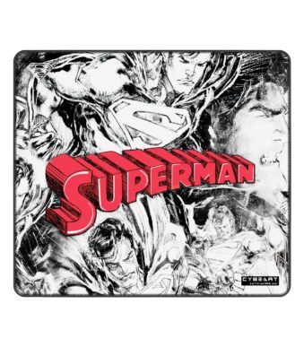 CYBEART | Superman Jim Lee Edition Gaming Mouse Pad | Large Premium Licensed Gaming Mouse Pad (450 x 350 x 4mm / Rapid Series)