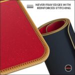 Cybeart | The Flash Gaming Desk Mat (XXL - 900x400x4mm) | Waterproof, Never Slip Base, Stitched Edges, Esports Grade - Image 3
