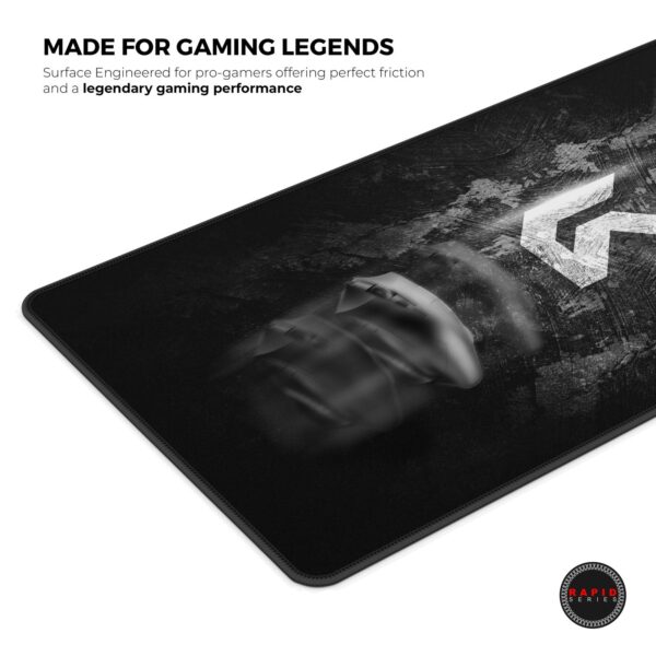 Cybeart | Signature Edition Gaming Desk Mat (XXL - 900x400x4mm) | Waterproof, Never Slip Base, Stitched Edges, Esports Grade - Image 4