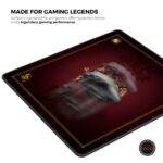 Cybeart | Gryffindor Classic Gaming Mouse Pad (Large - 450x400x4mm) | Waterproof, Never Slip Base, Stitched Edges, Esports Grade - Image 4