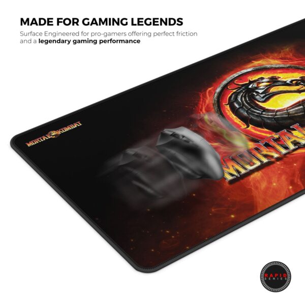 Cybeart | Mortal Kombat Gaming Desk Mat (XXL - 900x400x4mm) | Waterproof, Never Slip Base, Stitched Edges, Esports Grade - Image 4