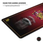 Cybeart | Gryffindor Classic Gaming Desk Mat (XXL - 900x400x4mm) | Waterproof, Never Slip Base, Stitched Edges, Esports Grade - Image 4