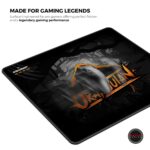 Cybeart | Orangutan Esports Gaming Mouse Pad (Large - 450x400x4mm) | Waterproof, Never Slip Base, Stitched Edges, Esports Grade - Image 4
