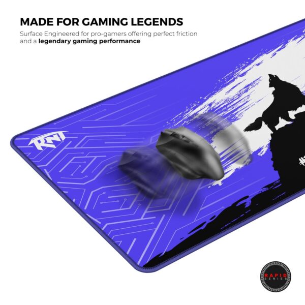 Cybeart | Revenant Esports Gaming Mouse Pad (Large - 450x400x4mm) | Waterproof, Never Slip Base, Stitched Edges, Esports Grade - Image 6