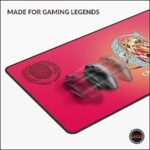 Cybeart | The Flash Gaming Desk Mat (XXL - 900x400x4mm) | Waterproof, Never Slip Base, Stitched Edges, Esports Grade - Image 5