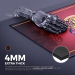 Cybeart | Gryffindor Classic Gaming Mouse Pad (Large - 450x400x4mm) | Waterproof, Never Slip Base, Stitched Edges, Esports Grade - Image 6