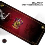Cybeart | Gryffindor Classic Gaming Desk Mat (XXL - 900x400x4mm) | Waterproof, Never Slip Base, Stitched Edges, Esports Grade - Image 7