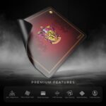 Cybeart | Gryffindor Classic Gaming Mouse Pad (Large - 450x400x4mm) | Waterproof, Never Slip Base, Stitched Edges, Esports Grade - Image 8