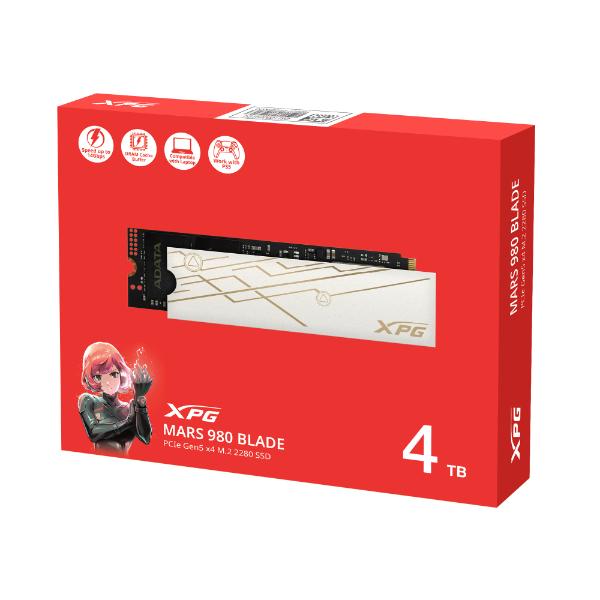 XPG MARS 980 BLADE 4TB PCIe Gen5 x4 M.2 2280 SSD