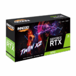 INNO3D Nvidia Geforce RTX 3050 Twin X2 8Gb Gddr6 128-Bit Pci-E 4.0 Integrated Gaming Graphics Card – N30502-08D6-1711Va41