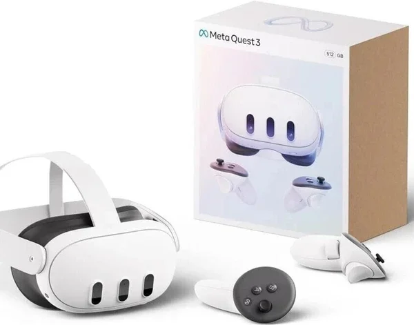 Meta Quest 3 512GB - Breakthrough Mixed Reality - Powerful Performance