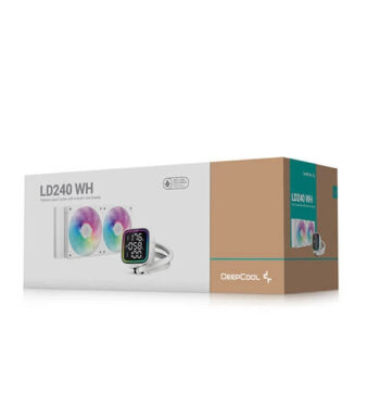 Deepcool LD240 WH RGB 240mm CPU Liquid Cooler (White)
