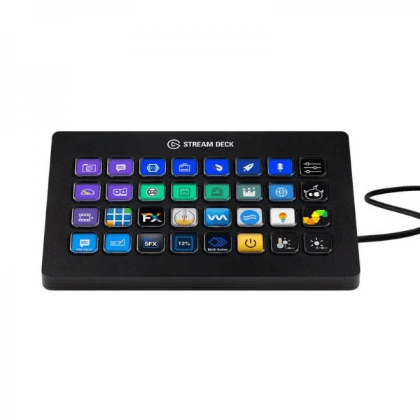 Elgato Stream Deck XL – Advanced Stream Control with 32 customizable LCD keys, for Windows 10 and macOS 10.13 or later