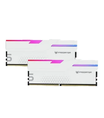 Acer Predator Hermes RGB Series 32GB (16GBx2) DDR5 7200MHz Desktop Ram (White) BL.9BWWR.405
