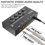 Fifine N6 – Headphone Amplifier With Stereo Output And Individual Volume Controls - Image 2