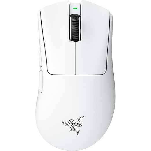 Razer DeathAdder V4 Pro Wireless Gaming Mouse (White)