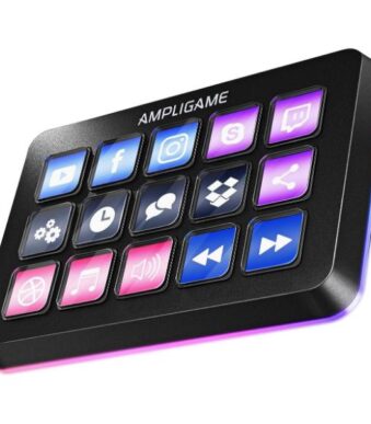 Fifine AmpliGame D6 Stream Controller with 15 Macro Keys