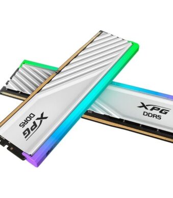 Adata XPG LANCER BLADE RGB 32GB (16GBx2) DDR5 6000 MHz Desktop Memory (White)