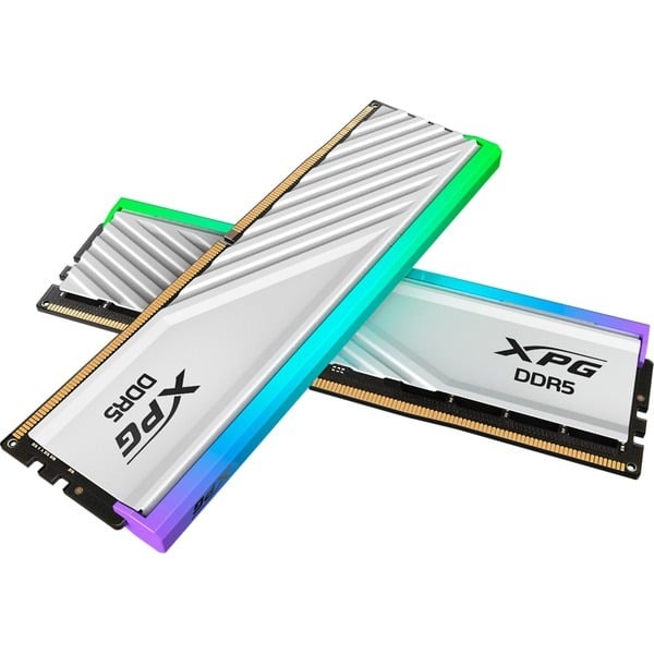 Adata XPG LANCER BLADE RGB 32GB (16GBx2) DDR5 6000 MHz Desktop Memory (White)